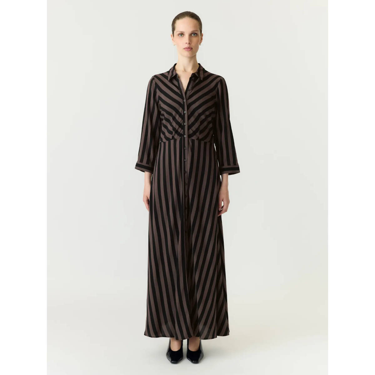 YAS YASSAVANNA mekko, Chocolate Brown/Black