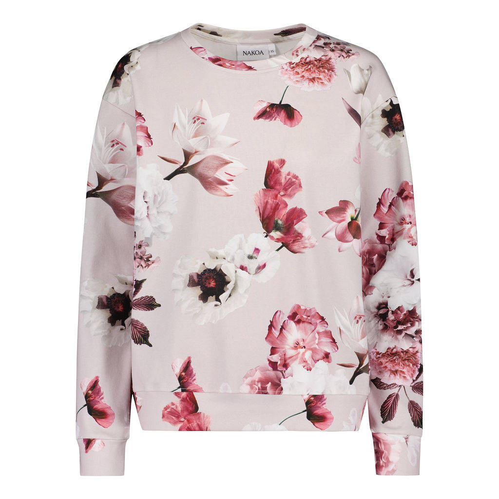 NAKOA Casual Chic Shirt, Pink Poppies