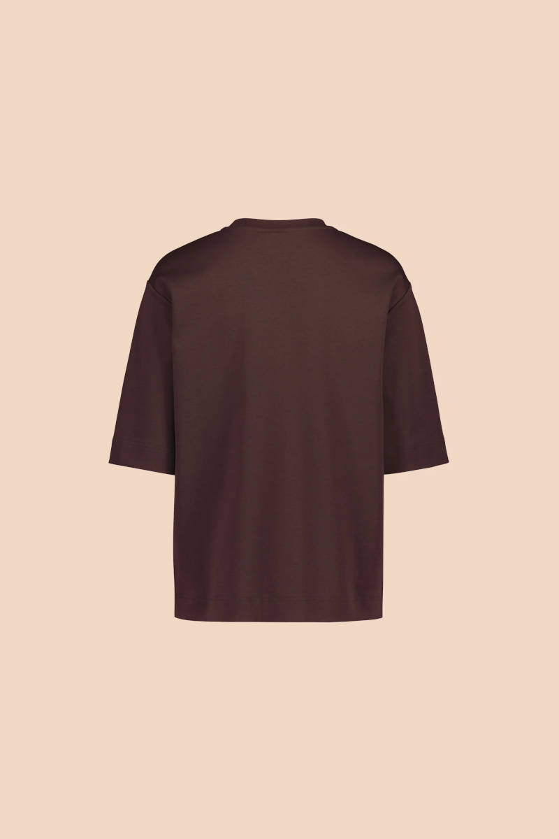 KAIKO The Relaxed T-shirt, Chocolate - Image 4