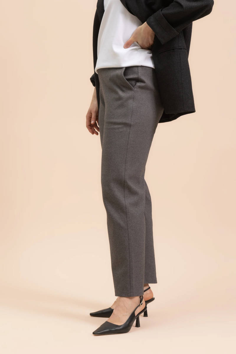 Alternative view of KAIKO COMFY SLACKS housut, Grey Melange