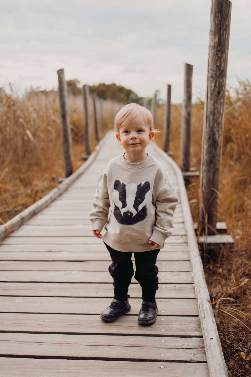 Alternative view of METSOLA BADGER oversize sweater, Stormy