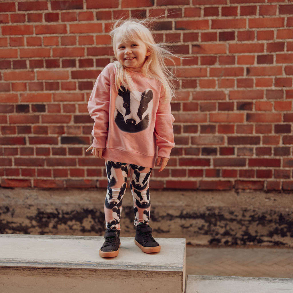 Alternative view of METSOLA BADGER oversize sweater, Dusty Rose
