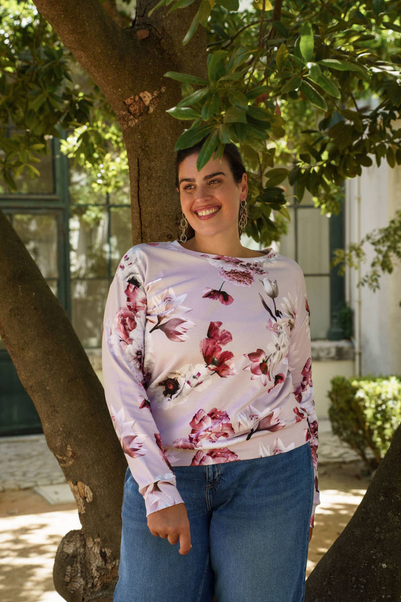 Alternative view of NAKOA Casual Chic Shirt, Pink Poppies
